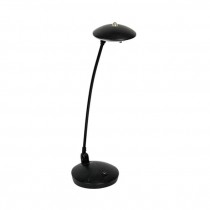 DESK LAMP-Black Disk Shade W/Swing Arm