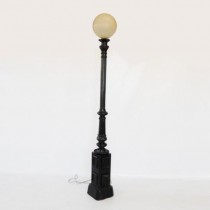 STREET LAMP-90" TALL-BLACK