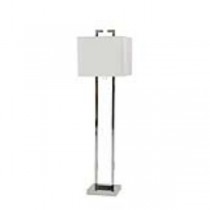 floor lamp two chrome bars