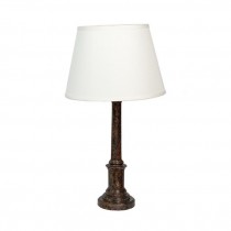 TABLE LAMP-Faux Marble Candle Stick