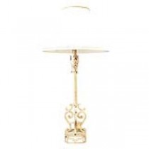 Lamp TBL gold scroll base