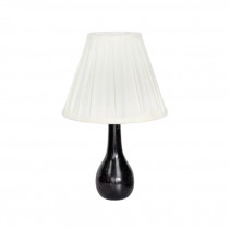 TABLE LAMP-Black Tear Drop Shape