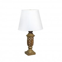 TABLE LAMP-Gold Carve Urn