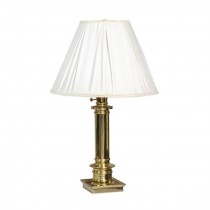 TABLE LAMP-Polished Brass Column