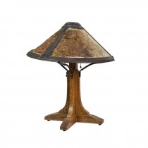 TABLE LAMP-Misson Style W/Mica Shade