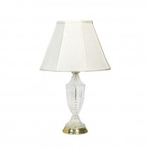TABLE LAMP-Cut Glass Urn W/Brass Base