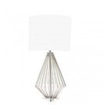 Table Lamp-chrome mutli rods