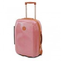 SUITCASE-PINK/ORANGE-ROLLING