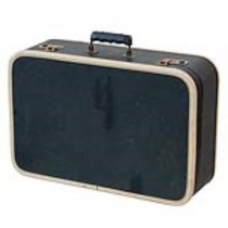 SUITCASE-NAVY W/ WHITE TRIM-BL