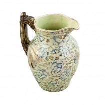 PITCHER-7.5"H-MINT GREEN-CERAMI