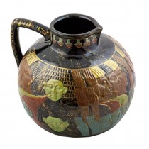 PITCHER-GREEK-ROUND-FACES-BLACK