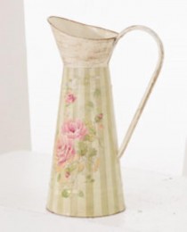 WATERING CAN-METAL STRIP/FLORA