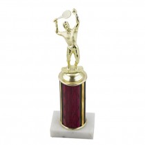 Trophy-Men Tennis Serving