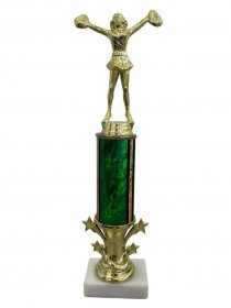 Trophy-Girl Cheerleader Green/