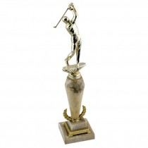 Trophy Golf Male Marble Urn Ba