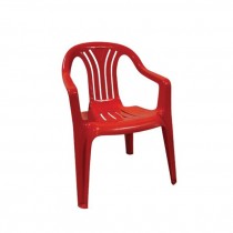 CHAIR-KIDS-PLASTIC-RED-STACKING