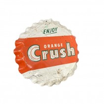 SIGN-METAL-ORANGE CRUSH-19"DM