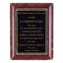 PLAQUE-AWARD-FLORENCE KLEIN