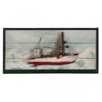 PLAQUE-PLNKD WD-SHIP/SEA GRN B