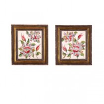 PAINTING-PR-FR-FLOWERS RED&WHT