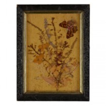 PRINT-DRIED FLOWERS-GOLD-FRAME