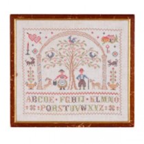 SAMPLER-19X21"GOLDXWALNUT FR W