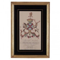 PRINT-FR-COAT OF ARMS/HARWICKE