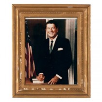 PRINT-16X19-REAGAN-GLD FRAME