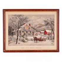 PRINT-OLD FARM HOUSE