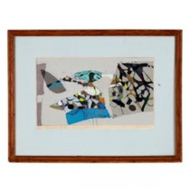 PRINT-20X25-ABSTRACT-WD FRAME
