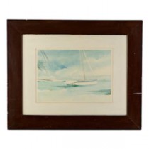 PRINT-30X38 SAILBOAT BLEACH WO