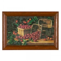 PRINT-OIL BERRIES 20.5X30 WOOD