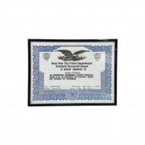 (85170002)FRAMED AWARD-NYPD Award-Andre Clifford