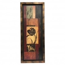 PRINT-16X40-BAMBOO&FLOWER SILH