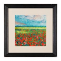 PRINT-33" SQ-LANDSCAPE-RED/PUR