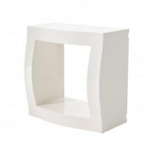 CUBE-20.5"X20.5"-WHITE-PLASTIC