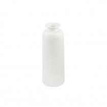 BUD VASE-BOTTLE SILHOUETTE WHITE