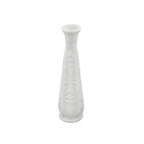 VASE-Milk Glass/Pressed Glass Starburst Design