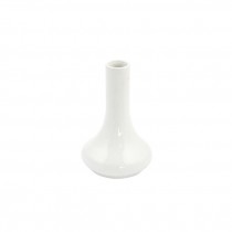 BUD VASE-White Glaze Tear Drop