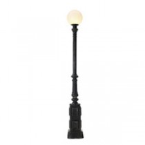 LAMP-PARK-WHT GLOBE-88"H