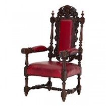 CHAIR-THRONE-CVD OAK-UPH