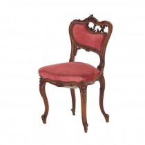 Side Chair-Rose Velvet-17"x1
