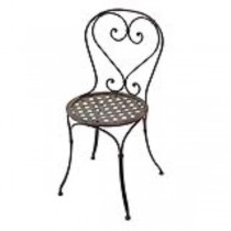 CHAIR-SIDE-IRON-LATTICE SEAT