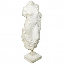 SCULPTURE-WHITEWASH WOMAN 45"