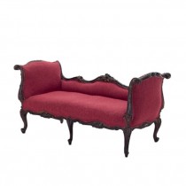 SETTEE-FRENCH-MAUVE EMBOSSED P