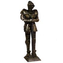 Standing Suit of Bronze Armor-6'