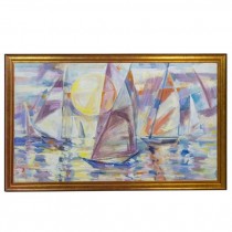 Cleared Art-(4050) Sailboat Regada