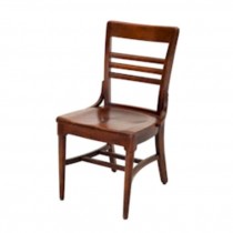 CHAIR-SIDE-WALNUT-SLAT BACK