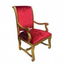 Throne Goldleaf Frame W/Red