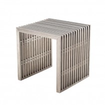 TABLE-END-METAL-SLATS-16X16"H